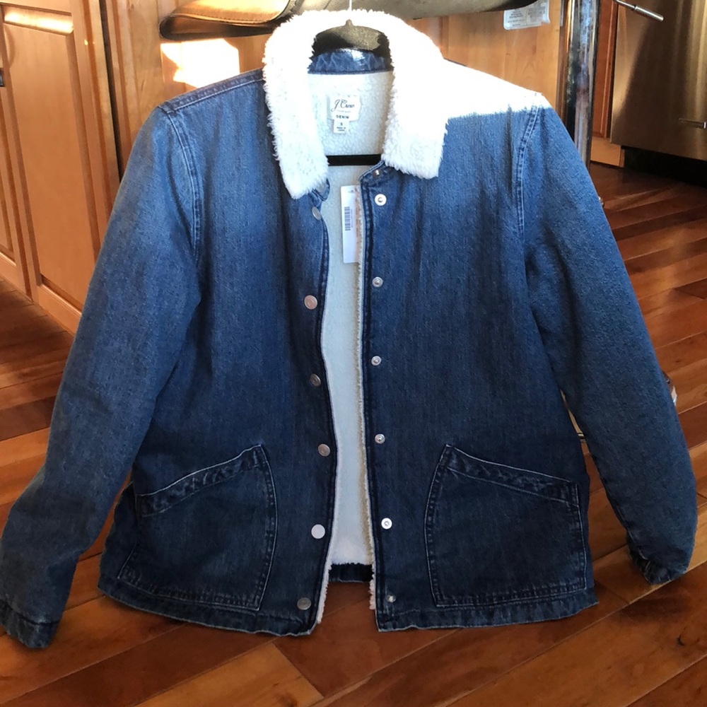 Jcrew NWT denim jacket womens size S